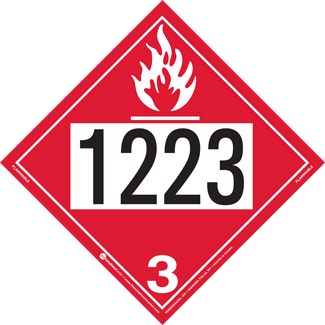 UN 1223 | Hazard Class 3 | Flammable Liquid, Tagboard | ICC