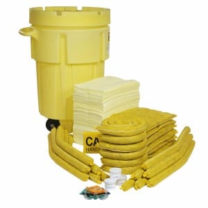 UN Specified Yellow HazMat Spill Kit (with wheels) - 95 Gallon