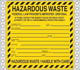 Hazardous Waste Labels - ICC Compliance Center Inc - Canada