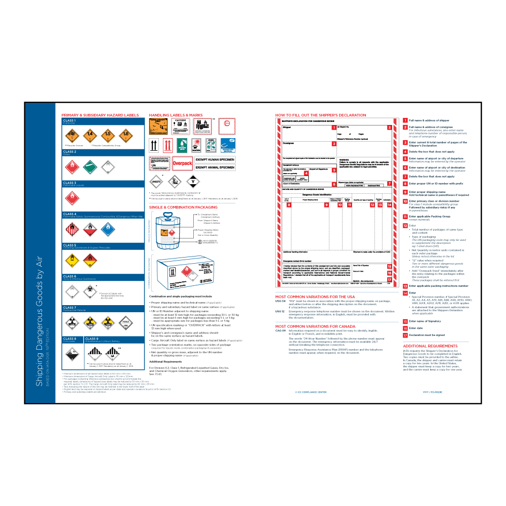 Shipping Dangerous Goods by Sea Chart, English | ICC Compliance Center ...