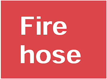 Fire Hose, 8.5" x 11", Rigid Vinyl - ICC Canada