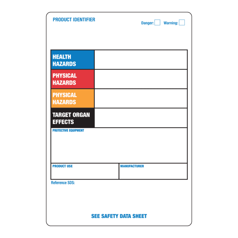 Blank Label 4 X 6 Ghs Workplace Orange System 500roll Icc Compliance Center Inc Usa 2643