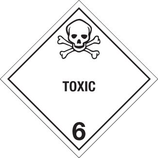 Hazard Class Toxic Worded High Gloss Label Icc Compliance Center