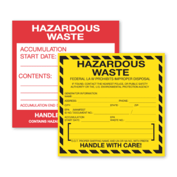 Waste Labels Labels - Icc Compliance Center Inc - Usa