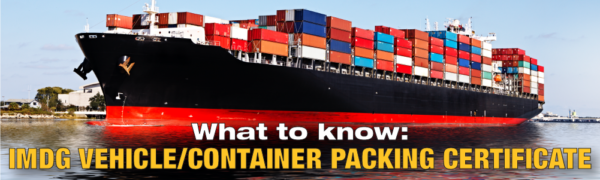 Secrets of the IMDG “Vehicle/Container Packing Certificate” | Help ...