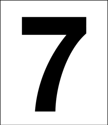 Number 7, 3-1/2