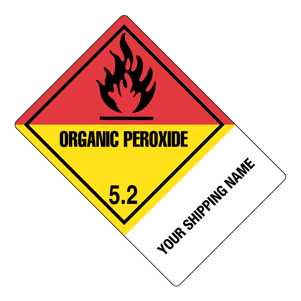 Hazard Class 5 2 Organic Peroxide New Version 4 X 6 Thermalabel