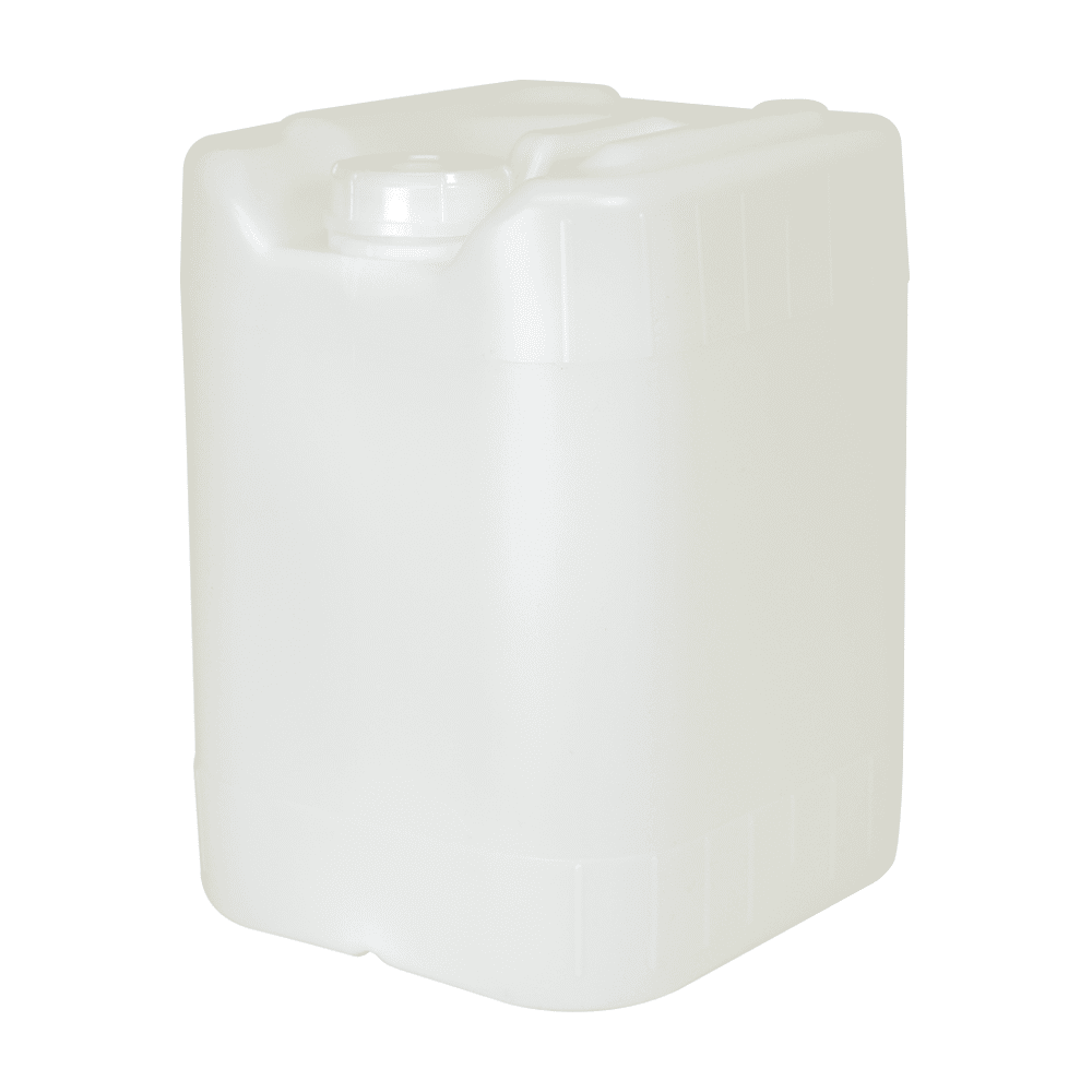 White HDPE Plastic Transport Storage Tub w/Drain Plug